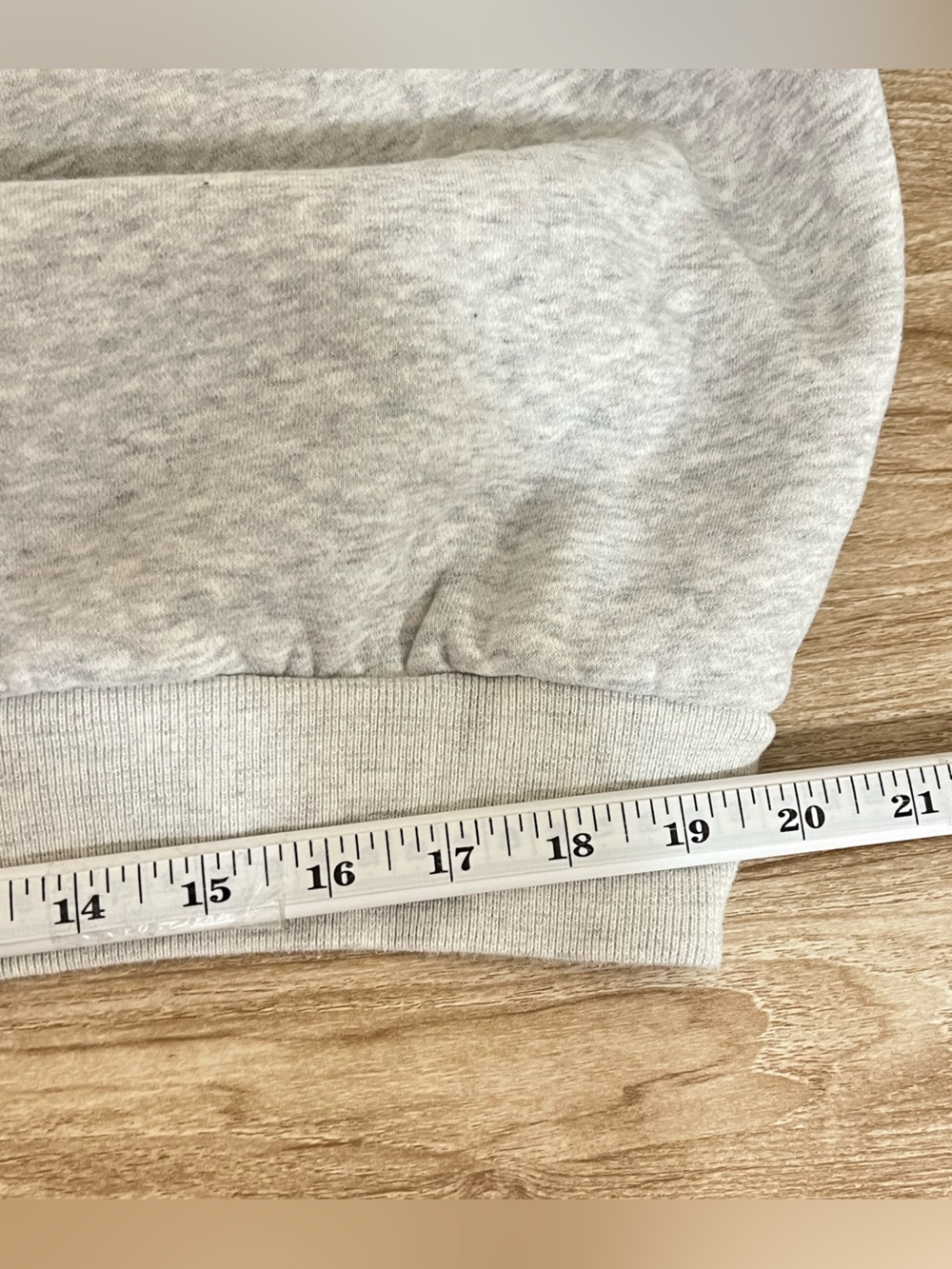 Abercrombie & Fitch Women’s Size XL US Quarter Zip Sweatshirt Light Gray - Picture 10 of 15